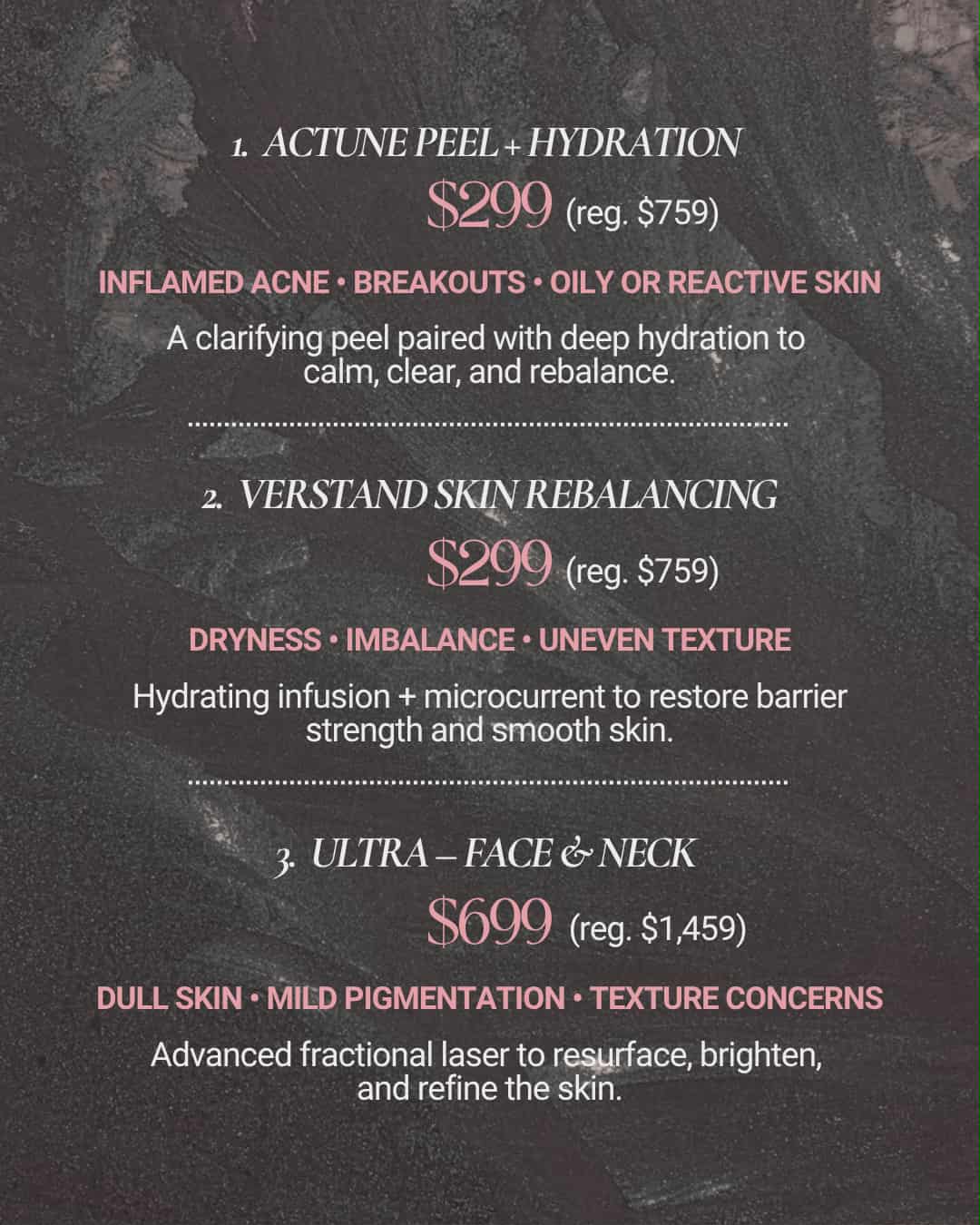 Black Friday "Holiday Skin Revival" Treatment Program